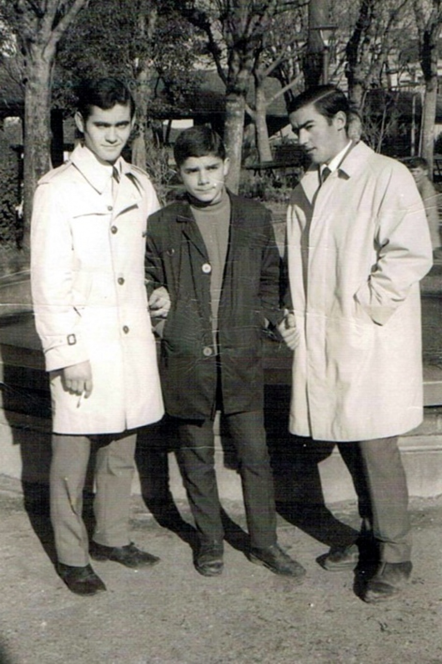 1967 - Posando en los jardines